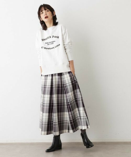 Dessin / デッサン スウェット | 【ユニセックス/洗える】ネップ裏毛スウェットトレーナー | 詳細3