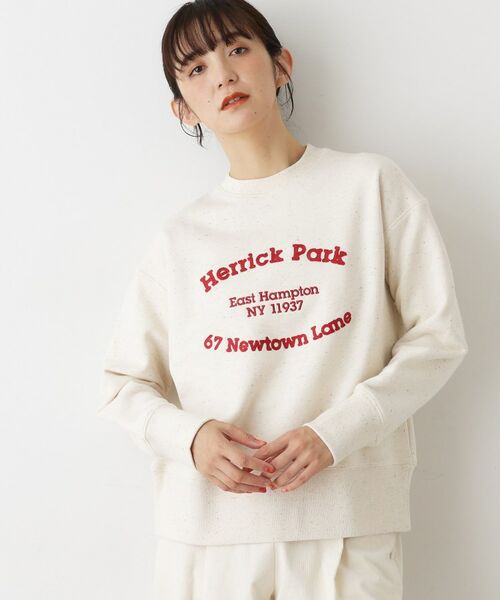 Dessin / デッサン スウェット | 【ユニセックス/洗える】ネップ裏毛スウェットトレーナー | 詳細5