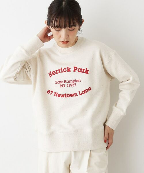 Dessin / デッサン スウェット | 【ユニセックス/洗える】ネップ裏毛スウェットトレーナー | 詳細6