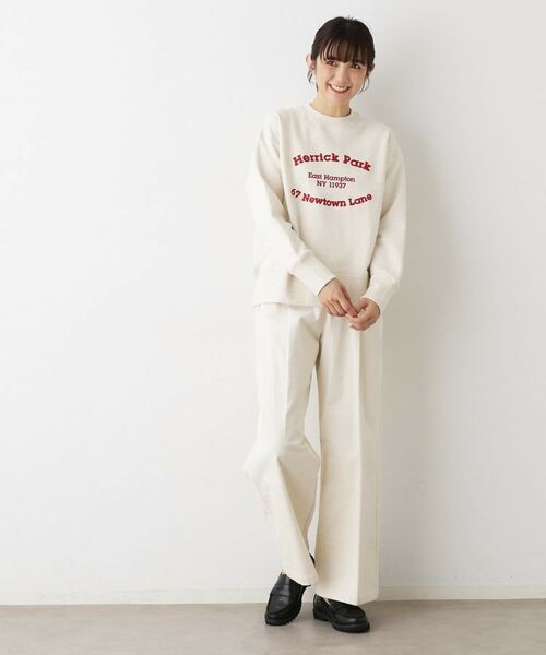 Dessin / デッサン スウェット | 【ユニセックス/洗える】ネップ裏毛スウェットトレーナー | 詳細7