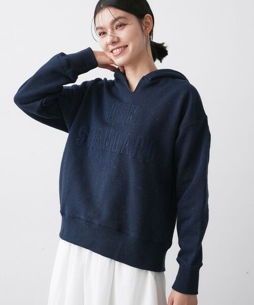 Dessin / デッサン パーカー | 【ユニセックス/洗える】ネップ裏毛フーディートレーナー | 詳細10