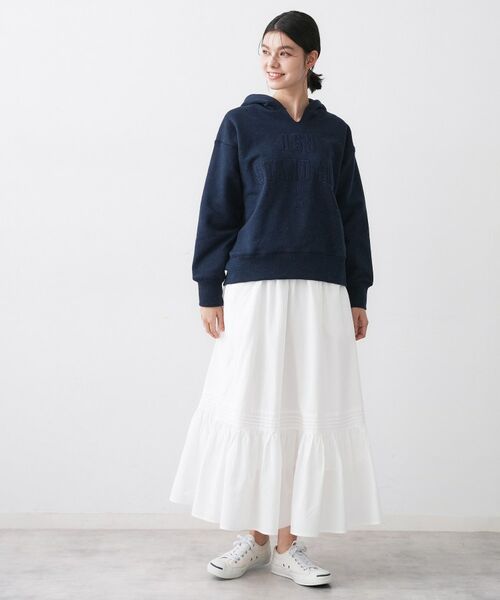 Dessin / デッサン パーカー | 【ユニセックス/洗える】ネップ裏毛フーディートレーナー | 詳細11
