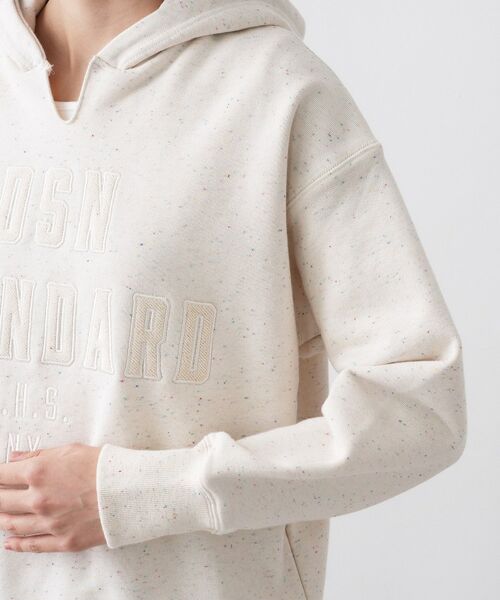 Dessin / デッサン パーカー | 【ユニセックス/洗える】ネップ裏毛フーディートレーナー | 詳細17