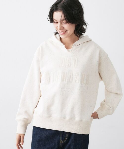 Dessin / デッサン パーカー | 【ユニセックス/洗える】ネップ裏毛フーディートレーナー | 詳細5