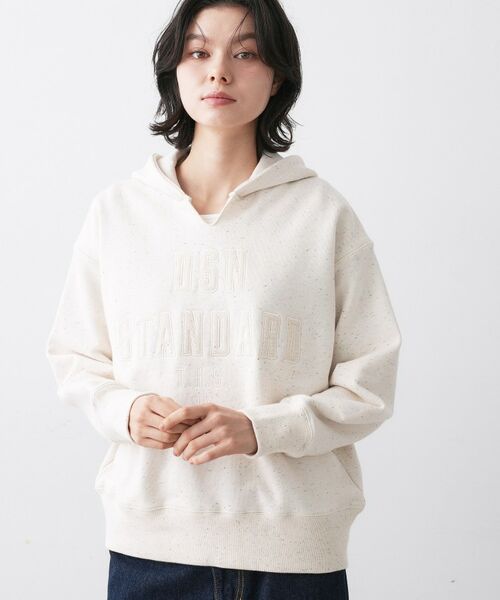 Dessin / デッサン パーカー | 【ユニセックス/洗える】ネップ裏毛フーディートレーナー | 詳細6