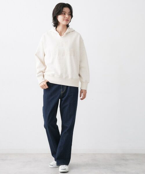 Dessin / デッサン パーカー | 【ユニセックス/洗える】ネップ裏毛フーディートレーナー | 詳細7