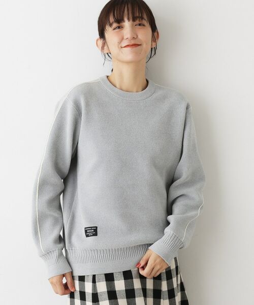 Dessin / デッサン ニット・セーター | 【ユニセックス/洗える】ミニモールニット(ライトグレー(011))