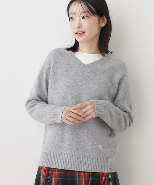 Dessin / デッサン ニット・セーター | ウールカシミヤVネック | 詳細10