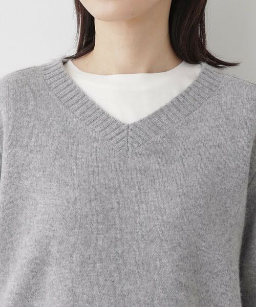 Dessin / デッサン ニット・セーター | ウールカシミヤVネック | 詳細16