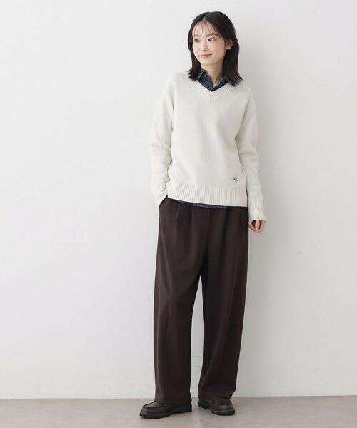 Dessin / デッサン ニット・セーター | ウールカシミヤVネック | 詳細2