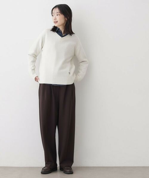 Dessin / デッサン ニット・セーター | ウールカシミヤVネック | 詳細3