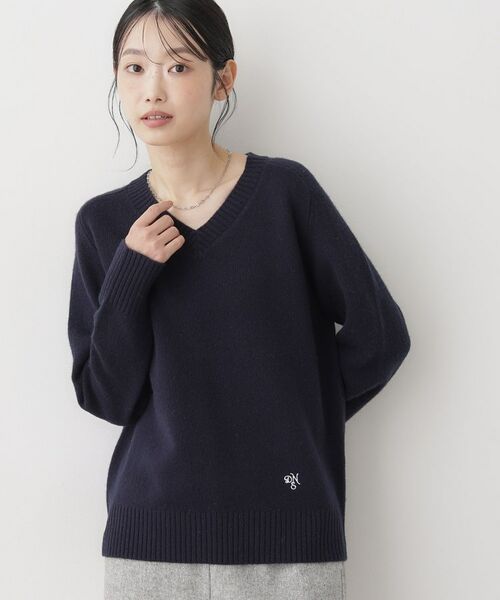 Dessin / デッサン ニット・セーター | ウールカシミヤVネック | 詳細5
