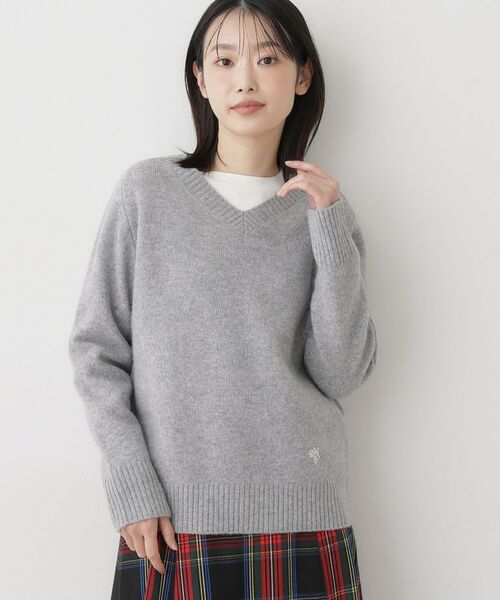 Dessin / デッサン ニット・セーター | ウールカシミヤVネック | 詳細9