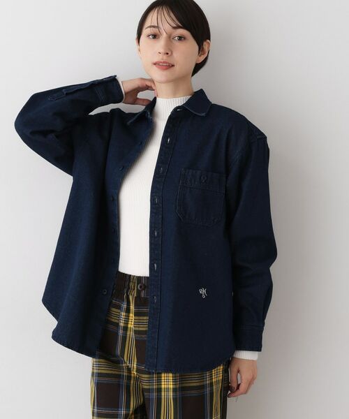 Dessin / デッサン シャツ・ブラウス | 【ユニセックス/洗える】10OZコットンデニムシャツ | 詳細1