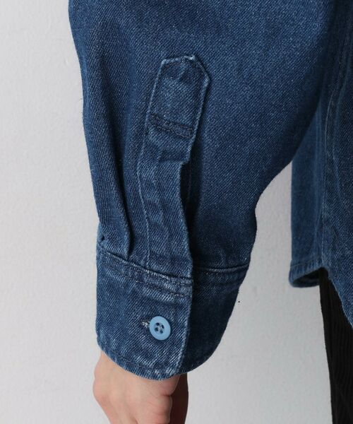 Dessin / デッサン シャツ・ブラウス | 【ユニセックス/洗える】10OZコットンデニムシャツ | 詳細14
