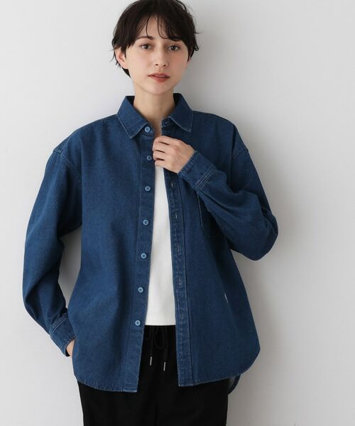 Dessin / デッサン シャツ・ブラウス | 【ユニセックス/洗える】10OZコットンデニムシャツ | 詳細5