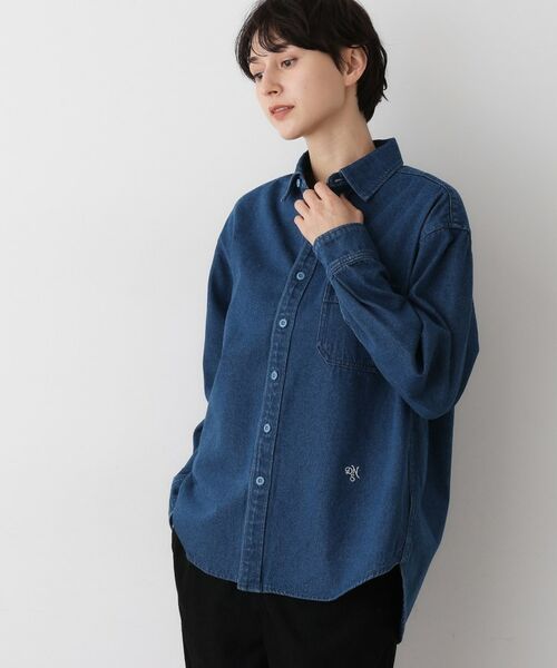 Dessin / デッサン シャツ・ブラウス | 【ユニセックス/洗える】10OZコットンデニムシャツ | 詳細6