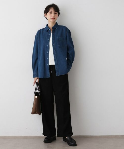Dessin / デッサン シャツ・ブラウス | 【ユニセックス/洗える】10OZコットンデニムシャツ | 詳細7