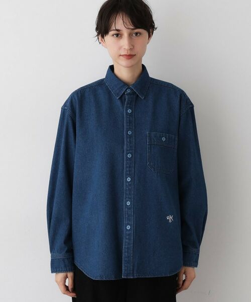 Dessin / デッサン シャツ・ブラウス | 【ユニセックス/洗える】10OZコットンデニムシャツ | 詳細9
