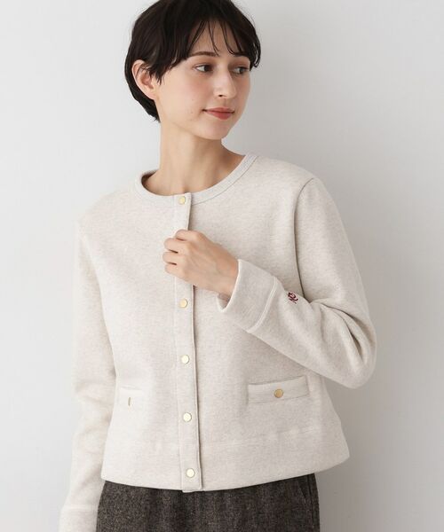 Dessin / デッサン カーディガン・ボレロ | 【日本製/洗える】吊り裏毛カーディガン | 詳細6