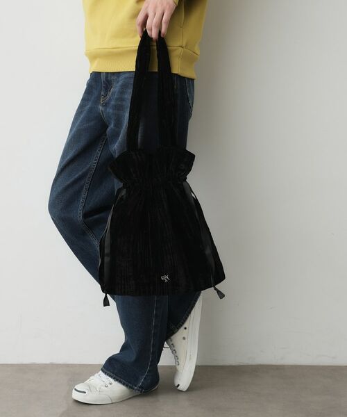 Dessin / デッサン トートバッグ | 2WAYベロアトートバッグ | 詳細1