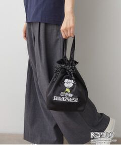 Dessin / デッサン トートバッグ | PEANUTSサテン巾着トートBAG