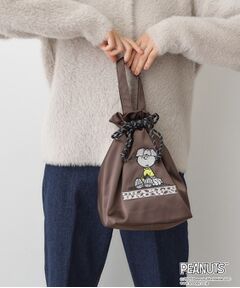 Dessin / デッサン トートバッグ | PEANUTSサテン巾着トートBAG
