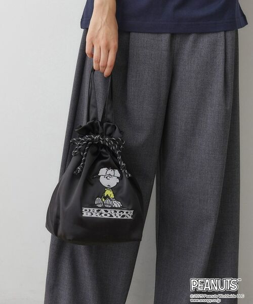 Dessin / デッサン トートバッグ | PEANUTSサテン巾着トートBAG | 詳細1