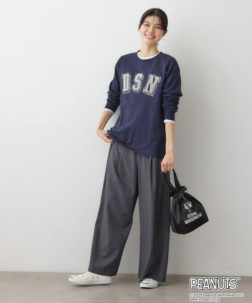 Dessin / デッサン トートバッグ | PEANUTSサテン巾着トートBAG | 詳細2