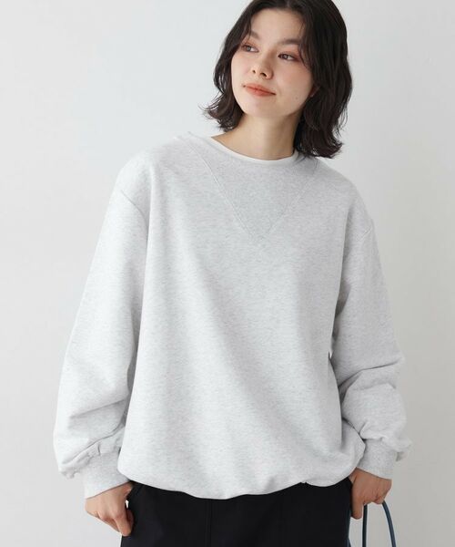 Dessin / デッサン スウェット | 【洗える】ガゼットミニ裏毛プルオ-バー | 詳細2