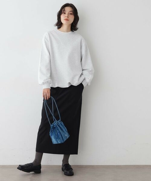 Dessin / デッサン スウェット | 【洗える】ガゼットミニ裏毛プルオ-バー | 詳細3
