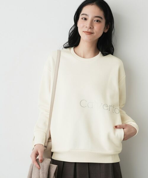 Dessin / デッサン スウェット | 【洗える】裏起毛ロゴスウェット | 詳細1