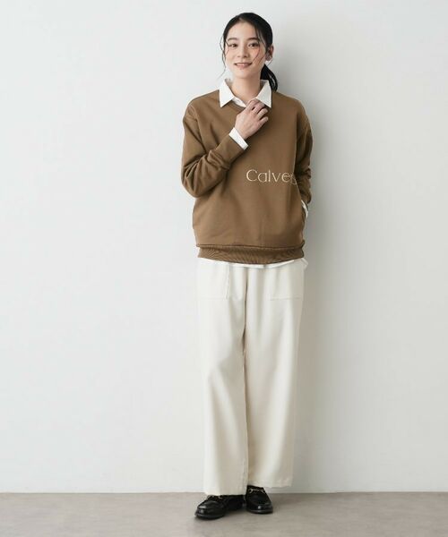 Dessin / デッサン スウェット | 【洗える】裏起毛ロゴスウェット | 詳細11