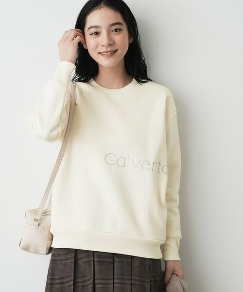 Dessin / デッサン スウェット | 【洗える】裏起毛ロゴスウェット | 詳細2