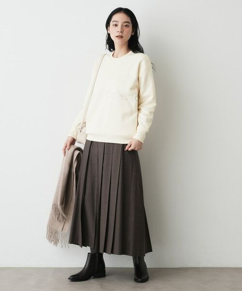 Dessin / デッサン スウェット | 【洗える】裏起毛ロゴスウェット | 詳細3