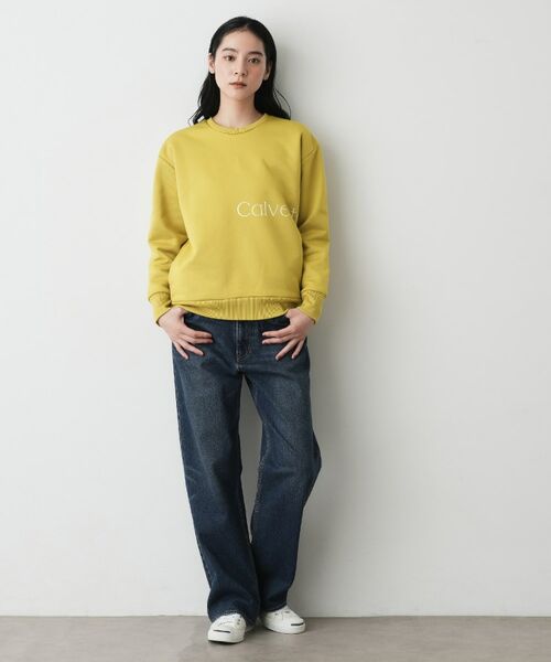 Dessin / デッサン スウェット | 【洗える】裏起毛ロゴスウェット | 詳細7