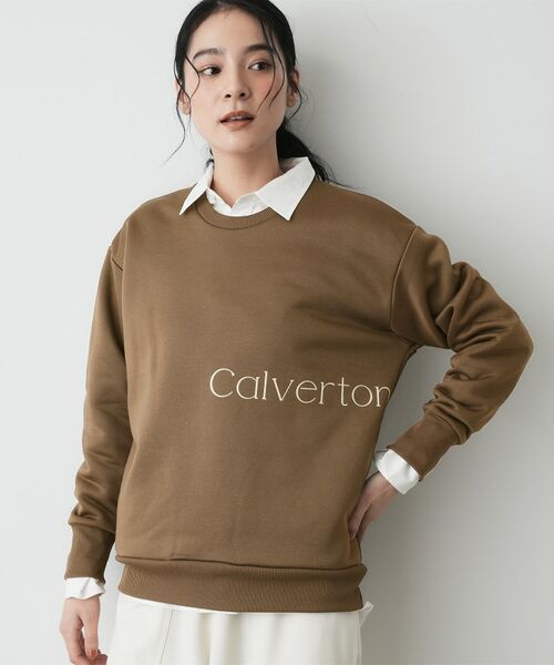 Dessin / デッサン スウェット | 【洗える】裏起毛ロゴスウェット | 詳細9