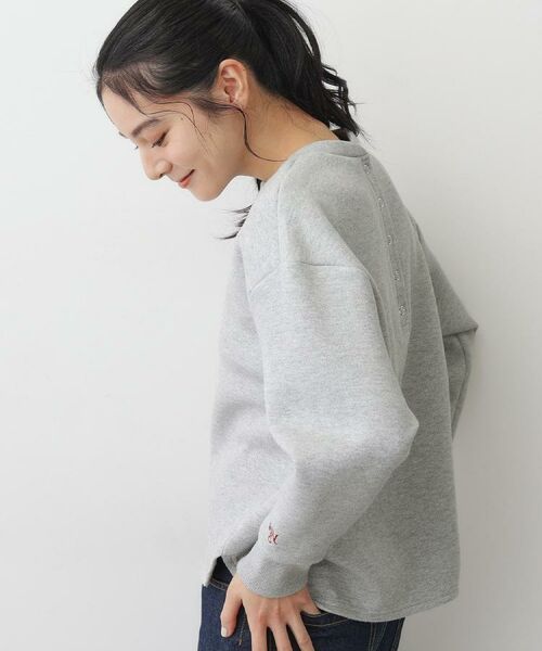 Dessin / デッサン カットソー | 【洗える】バックヘンリーソフトボンディングカットソー | 詳細2