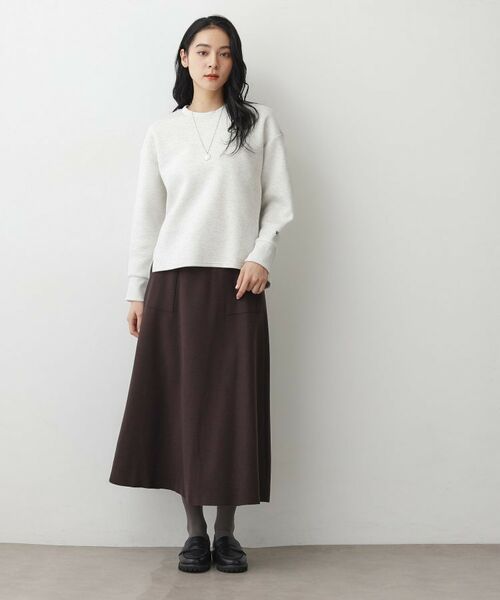 Dessin / デッサン カットソー | 【洗える】バックヘンリーソフトボンディングカットソー | 詳細7