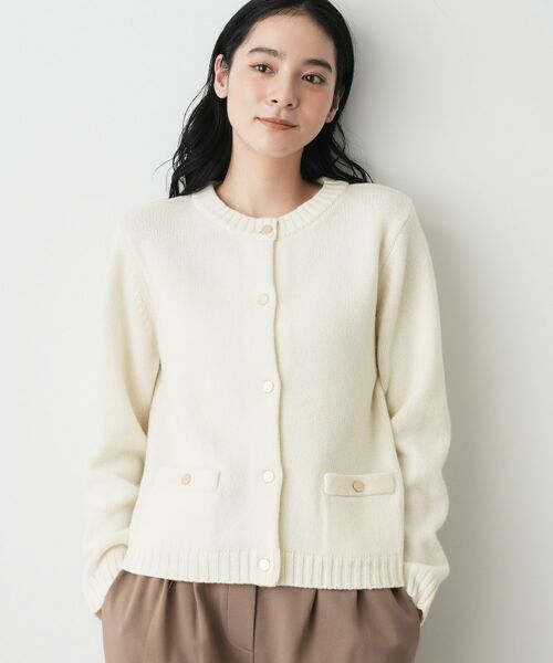 Dessin / デッサン カーディガン・ボレロ | ウールカシミヤカーディガン | 詳細1