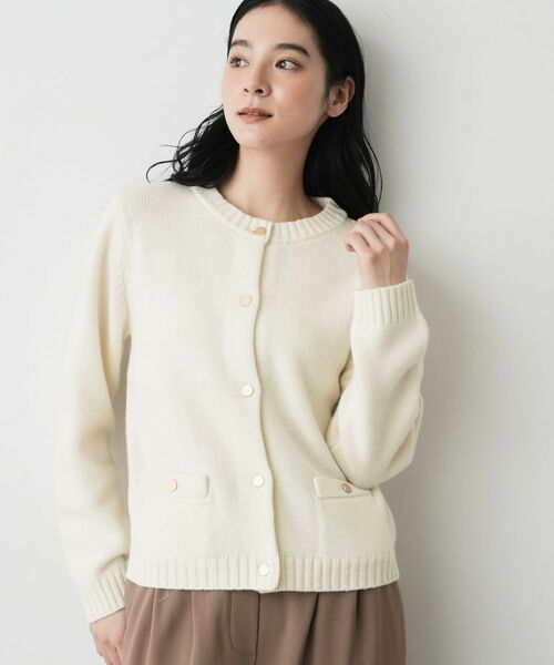 Dessin / デッサン カーディガン・ボレロ | ウールカシミヤカーディガン | 詳細2