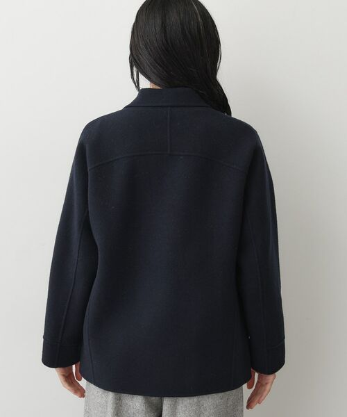Dessin / デッサン ピーコート | 【洗える】ウール混リバーメルトンコート | 詳細11