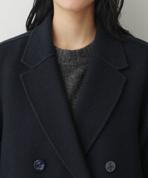 Dessin / デッサン ピーコート | 【洗える】ウール混リバーメルトンコート | 詳細12