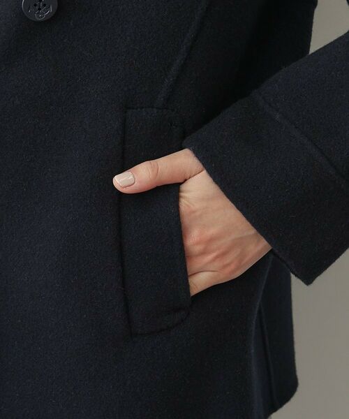 Dessin / デッサン ピーコート | 【洗える】ウール混リバーメルトンコート | 詳細14