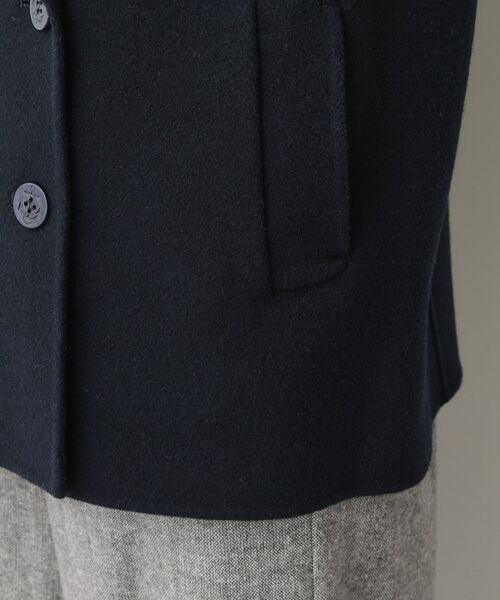 Dessin / デッサン ピーコート | 【洗える】ウール混リバーメルトンコート | 詳細15