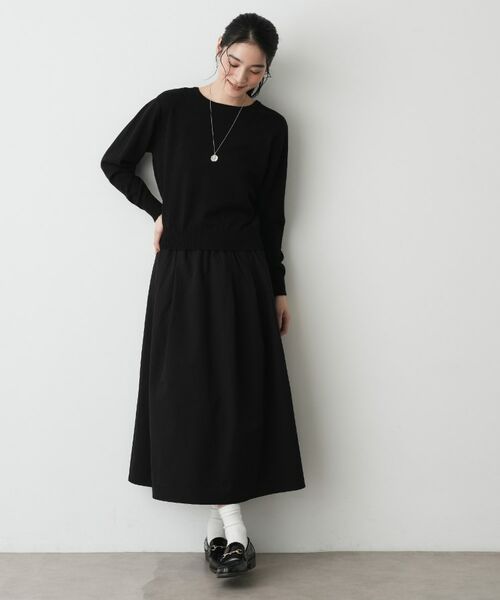 Dessin / デッサン ロング・マキシ丈ワンピース | 【1枚着/2WAY】ドッキングワンピース | 詳細2