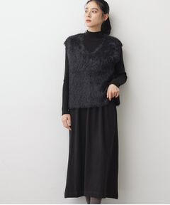 Dessin / デッサン セットアップ | 【2点セット・洗える】シャギーベストニットワンピース