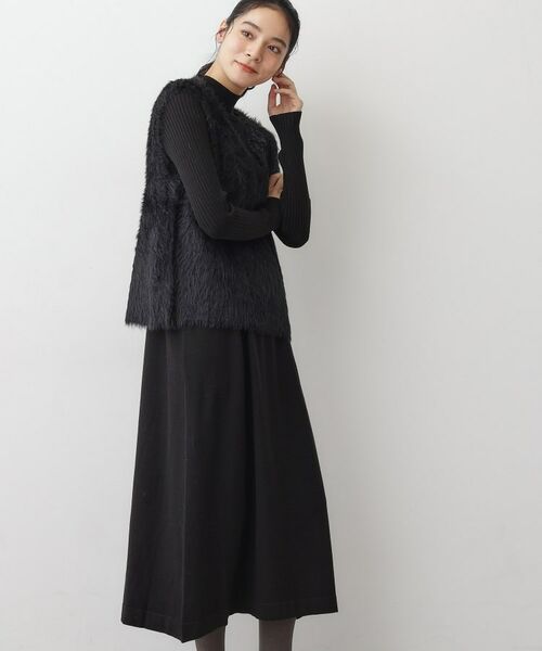 Dessin / デッサン セットアップ | 【2点セット・洗える】シャギーベストニットワンピース | 詳細1
