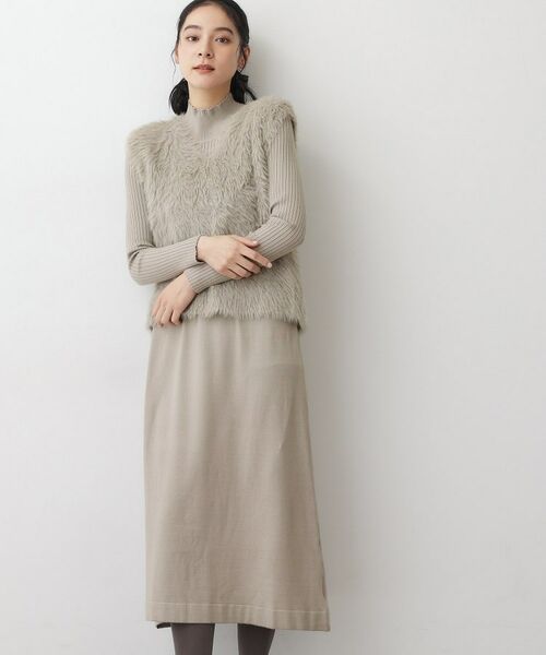 Dessin / デッサン セットアップ | 【2点セット・洗える】シャギーベストニットワンピース | 詳細13