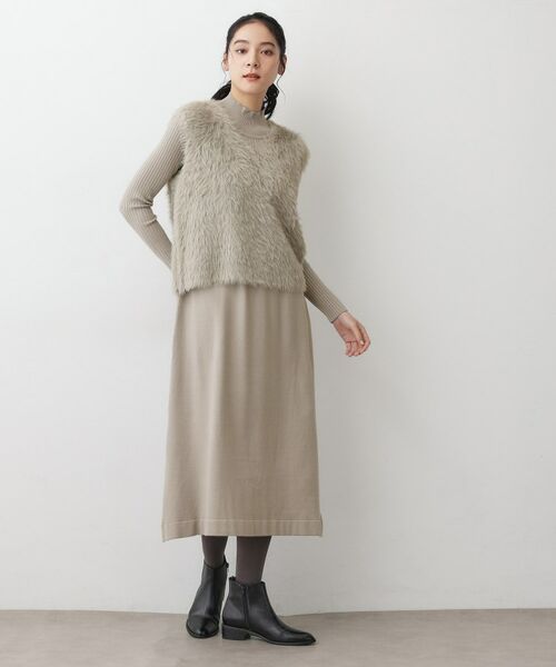 Dessin / デッサン セットアップ | 【2点セット・洗える】シャギーベストニットワンピース | 詳細15